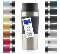 Blumtal Vaso Termo Café para llevar - Termo de café a prueba de fugas, mantiene las bebidas 12h frías y 6h calientes, con práctico cierre Quick Press, Libre de BPA, Azul Océano, 500 ml