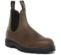 BLUNDSTONE 1911 sin Cierres Resistente Al Agua Chelsea Botas Hombre en Tostado