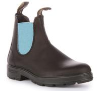BLUNDSTONE 2207 sin Cordones de Color Elástico Mujer Botas Negras Azul Talla 3-