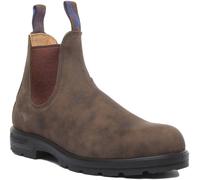 Blundstone 584 Mujer Piel Premium Bota Chelsea en En Rústico Marrón Talla UK 3-7