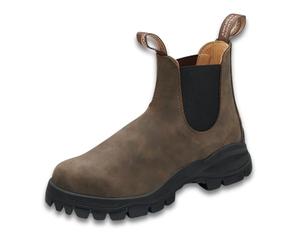Blundstone Bota de lengüeta, Marrón (Rustic Brown), 8.5 Women/8.5 Men