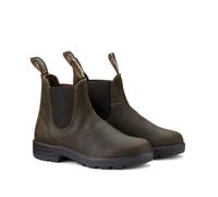 BLUNDSTONE Botas Chelsea de piel 1615. Color verde aceiutuna