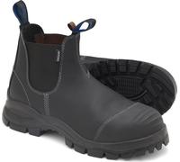 Blundstone Botas Hombre Botas #910 Piel Platino Negro (Safety Series) 40-41 Weit (UK: 7.5, EU: 40-41 Weit)