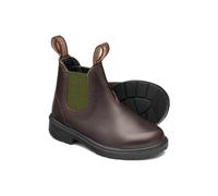 Blundstone Niños Botas Bota #2394 Marrón Cuero with Oliva Elástico (Niños) 30-31 (UK: K12, EU: 30-31)