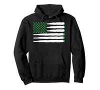 Blunt American Flag Weed Marihuana Cannabis USA Camiseta Regalo Sudadera con Capucha