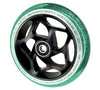 Blunt Gap Núcleo Scooter Stunt Wheel 120mm Carrete Negro Jade Verde Glitter