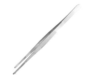 Blunt - Pinzas de acero inoxidable profesionales antideslizantes largas y rectas para mascotas acuáticas, corales, manualidades, reparación de cocina