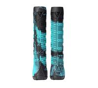 Blunt V2 Soft Long - Puños para manillar de patinete scooter + 2 x 2 tapones, teal / schwarz