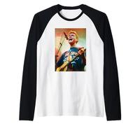 Blur Live Damon Albarn Cardiff Arena 1997 Niños y niñas Camiseta Manga Raglan
