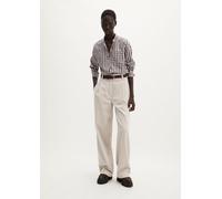 Blusa a cuadros, corte regular Dark Brown 44