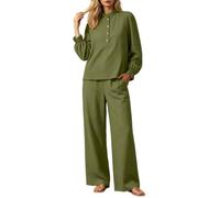 Blusa con cuello alto, mangas largas con volantes y medio abotonadas, y pan | Comprar Conjuntos Deportivos Mujer Conjuntos Capucha El Super Azul Talle Rosado Ancha Ofertas Oversize