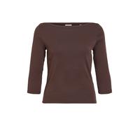 Blusa Con Mangas 3/4 L Cafe