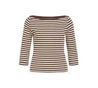Blusa Con Mangas 3/4 L Cafe