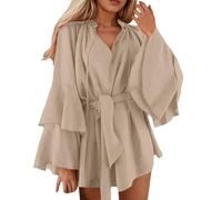 Blusa con volantes para mujer, estilo gótico, Robin Hood, blusas medievales, blusa festiva, blusa tirolesa, manga larga, pirata, blanca, pirata, chifón, pirata, blanco, ropa de monja, vestido