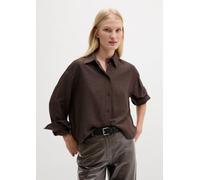 Blusa de corte regular Stone Brown Melange 32