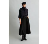 Blusa de cuadros corta Black L