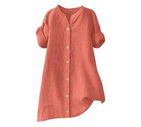 Blusa De Manga Corta Camisetas Manga Corta Mujer Talla Grande Camisas De Mujer Camisa Lino Blusa Lino Camisetas para Elástica Entallada Camisa con Cordones Ropa Medieval Vintage