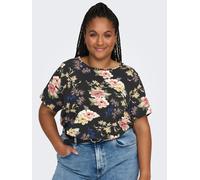 Blusa de manga corta para mujer en talla grande y diseño plus size, marca ONLY C