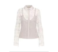 Blusa de manga larga para mujer Guess Antoinette Lace XL