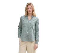 Blusa de manga larga TOM TAILOR con 2 bolsillos en el pecho ELEGANTE CON TEXTURA