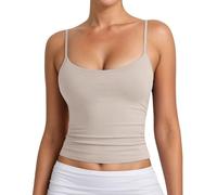 Blusa de moda ajustable para mujer, blusa sin mangas para primavera, cuello redondo, ajuste holgado, lindas camisetas tipo túnica familiar, vintage, casual, verano, moda 2026, sexy, oro rosa, L