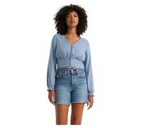 Levi's Tamara LS Blouse Med Indigo-Worn IN, Hip To Be Square 4, M Mujer