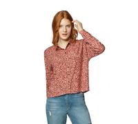 Blusa de mujer Mavi camisa de manga larga mesa rosa punto estampado rosa, XS