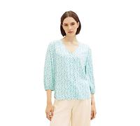 Blusa de Mujer TOM TAILOR Con Estampado, Verde (32468-diseño floral verde azulado), S