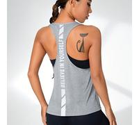 Blusa Deportiva Sin para Mujer - Top Corto Deportivo con Estampados de , Lavable a Máquina, Ropa Casual para Gimnasio, Playa y Outfits Diarios - Corte Corto (No) - Top Corto Sin