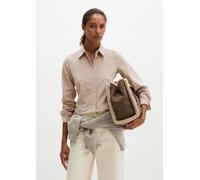 Blusa entallada de terciopelo Chalky Mauve 40
