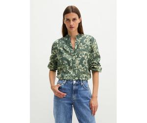 Blusa holgada estampada Light Green 40