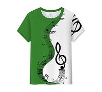 Blusa lencera Ofertas Camisas para Mujer Vintage Musical Note Print Tees T Shirt Gift Shirt Top Blusas Mujer Camiseta Rayas Rojas Y Blancas Disfraz Top De Lentejuelas Blusa Manga Regalos+para+Mujer
