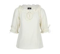Blusa Medieval de Manga Corta Vera Natural XXXL