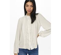 Blusa Mujer JDY Encaje Volantes Manga Larga Corte Holgado Ajuste Regu.