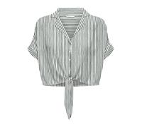 Blusa 'ONLPAULA' Mujer ONLY XXS gris / blanco