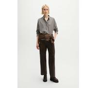 Blusa oversize de seersucker Medium Brown 44