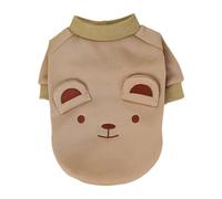 Blusa para mascotas, linda camiseta bordada, suave, cómoda, lavable, poliéster, aspecto de oso pequeño, suéter para mascotas para peluche, ropa para mascotas, disfraz pequeño