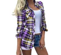 Blusa para mujer, talla grande, elegante, elegante, manga larga, camisa, básica, recreativa, blusas estéticas, sueltas, blusas, refrescante, glamour, pasparque tops, malva, XL