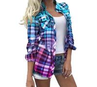 Blusa para mujer, talla grande, elegante, elegante, manga larga, camisa, básica, recreativa, blusas estéticas, sueltas, blusas, refrescante, glamour, pasparque tops, Mint Green, L