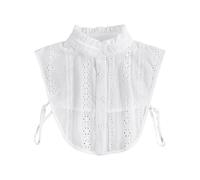1 cuello de encaje, cuello falso, cuello de blusa, cuello con volantes, cuello blanco, cuello de blusa, blusa victoriana