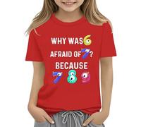 Blusas festivas mujer boda camiseta número día 2025 escuela día de las matemáticas número top día camiseta camisetas Math Lovers I 1, rojo, 2-3 años