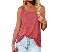 Blusas Mujer Ofertas Mujeres Verano Sin Mangas Cuello Cuadrado Color Sólido Chaleco Camiseta Tirantes Top Camisetas Mujer Hombro Descubierto Camiseta Marinera Mujer Crop Top Ropa De Mujer En Oferta
