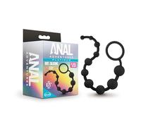 Blush Adventures Platinum Bolas anales Black 26 cm