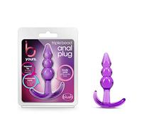 Blush B Yours Triple Bead Anal Plug Purple 6,9 cm