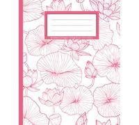 Blush & Bloom: A Pink and White Floral Composition Notebook: 110 College Ruled Pages | Elegant Pink & White Flower Cover | 7.5" x 9.25" | Notebook for Journaling, School, or Everyday Writing
