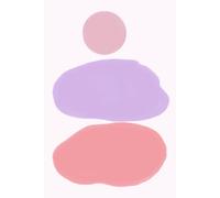 Blush Bloom - Balance Stones - 6x9" Lined Journal | Cream Paper: A minimalist space for calm routines, mindfulness, and intention.