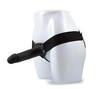 Blush Dr. Skin Hollow Consolador con arnés Black 17,7 cm