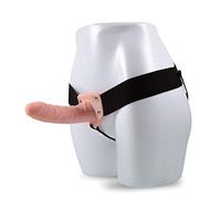 Dr. Skin 6,5 - Dildo hueco con arnés 15cm (natural)