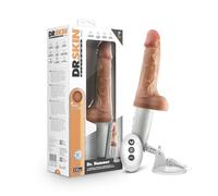 Blush Dr. Skin Silicone Dr. Hammer - Consolador con mango (7 pulgadas), color beige
