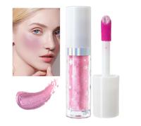 Blush Liquid - Blush Long Liquid Mantenerse altamente pigmentado | Fard Make -Up con acabado natural | un acabado de efecto húmedo delicado, vida larga, hidratación y luz para la cara
